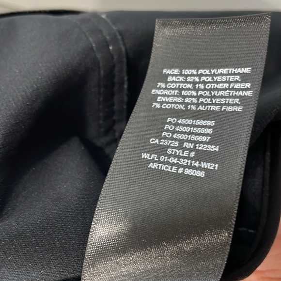 Aritzia Babaton Pelli Shirt Jacket Black/Vegan Leather - Picture 10 of 10